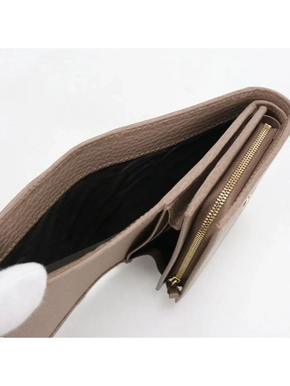 Gucci Compact Wallet Double Bifold Leather